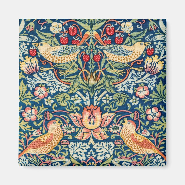 Imán Ladrón de fresas, William Morris (Frente)