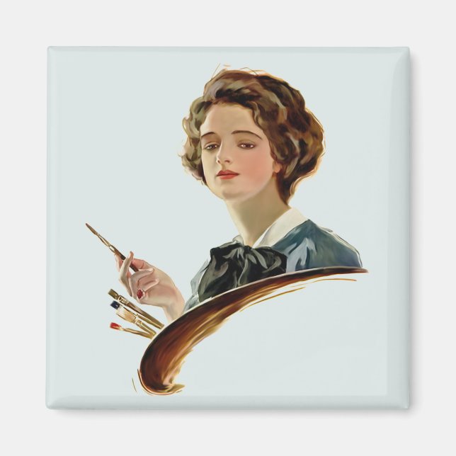 Imán Lady Artist (Frente)