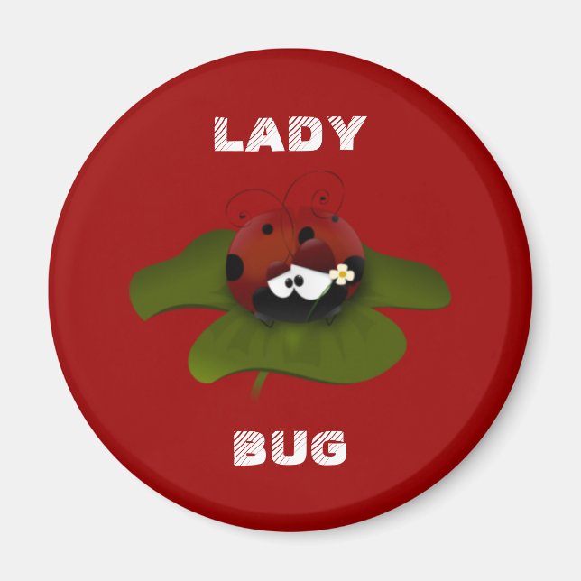 Imán Lady Bug (Frente)