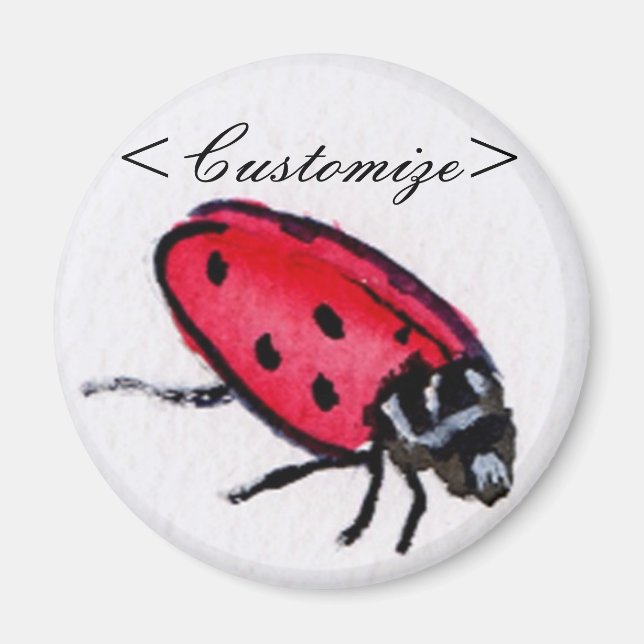 Imán Lady Bug Magnet (Frente)