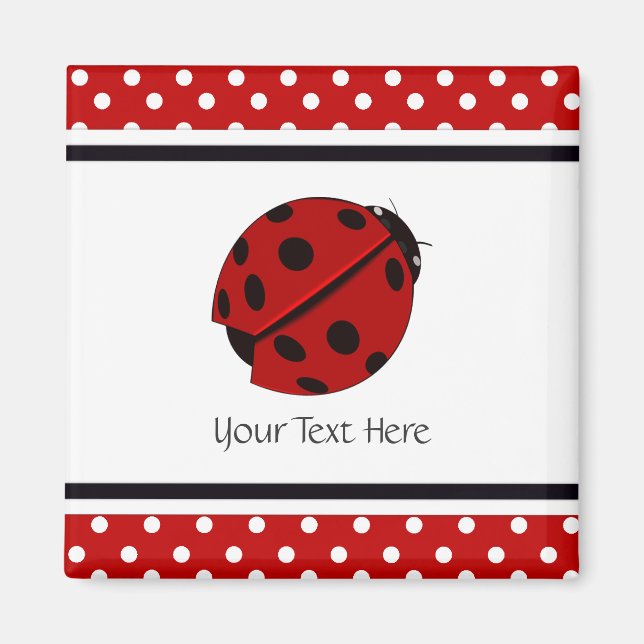 Imán Lady Bug Magnet (Frente)
