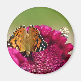 Imán Lady Butterfly pintada