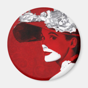 Imán Lady In Red