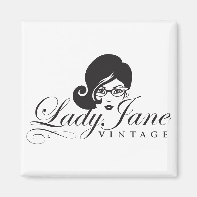 Imán Lady Jane Vintage Magnet (Frente)