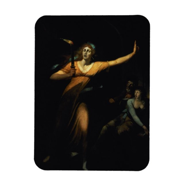 Imán Lady Macbeth Sleepwalk, 1783 (aceite sobre lienzo) (Vertical)