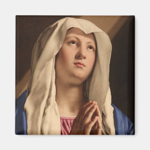 Imán Lady Madonna Praying (Virgen María) (Arte Cristian