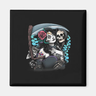 Imán Lady Muerte Tattoo La Muerte Tattoo Lady Tattoo Ta