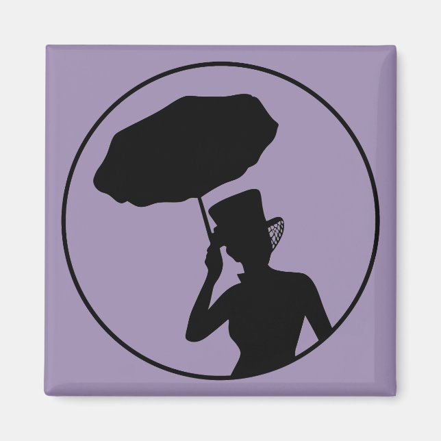 Imán Lady of Ashes Magnet, Purple (Frente)