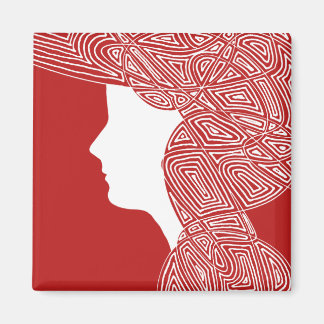 Imán Lady Red Magnet
