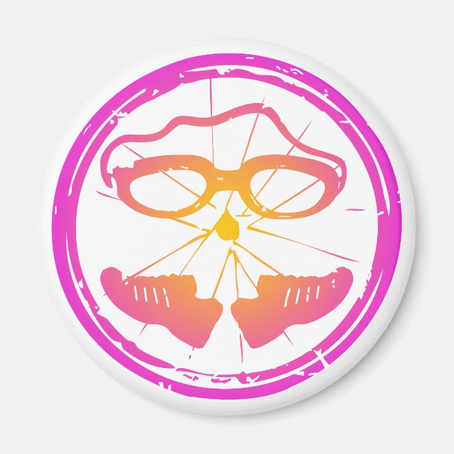 Imán Lady Triathlon (Frente)