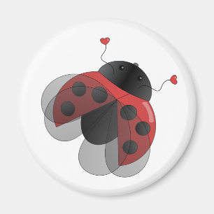 Imán Ladybug con Opern Wings