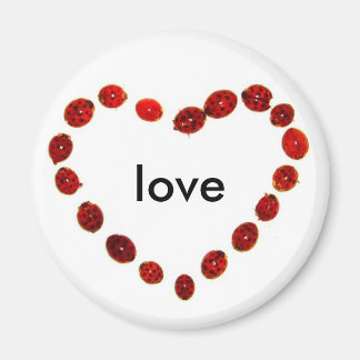 Imán Ladybug Heart Love Magnet