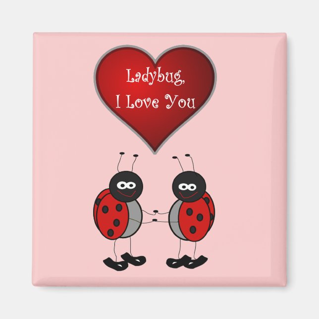 Imán Ladybug Love Magnet (Frente)