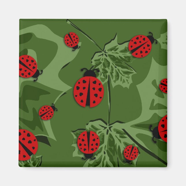 Imán ladybugz. (Frente)