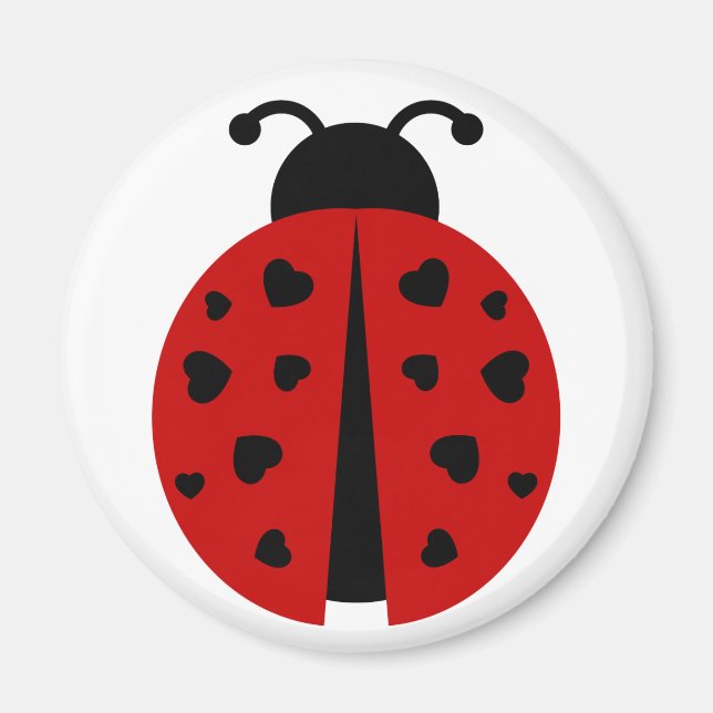 Imán ladybugz. (Frente)