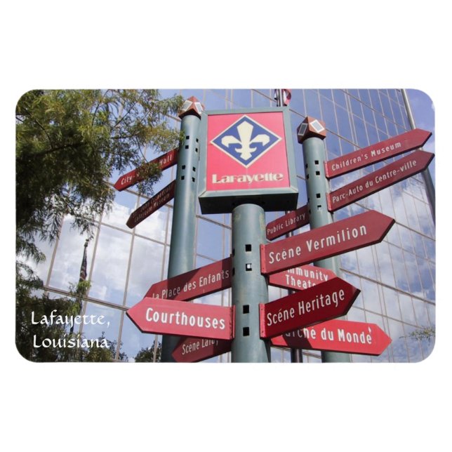 Imán Lafayette, Louisiana Magnet (Horizontal)