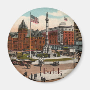 Imán Lafayette Square Vintage Buffalo Magnet