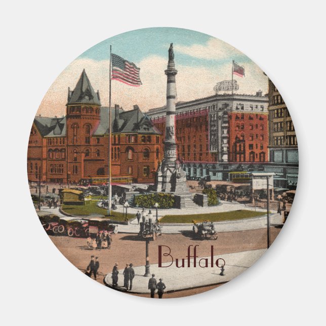 Imán Lafayette Square Vintage Buffalo Magnet (Frente)
