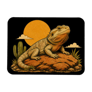 Imán Lagarto Dragón Barbudo Reptil