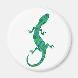 Imán Lagarto Verde