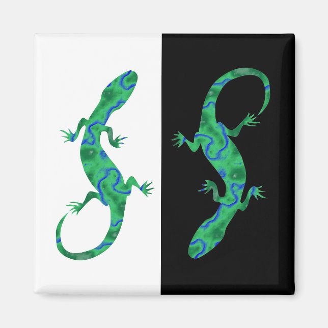 Imán Lagarto Verde (Frente)