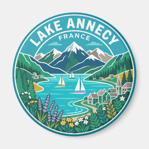 Imán Lago Annecy Francia