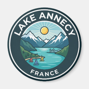 Imán Lago Annecy Francia