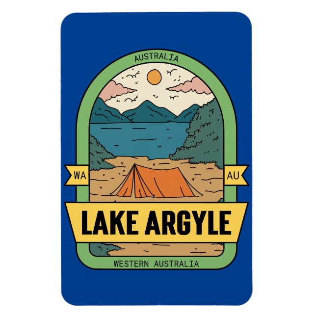 Imán Lago Argyle Occidental (Vertical)