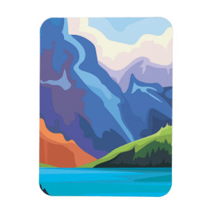 Imán Lago azul