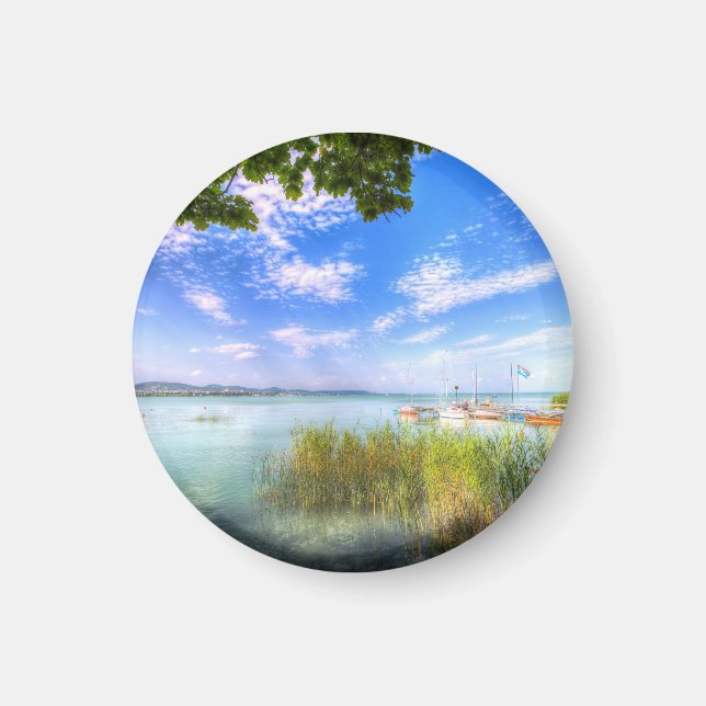 Imán Lago Balaton Hungría (Frente)
