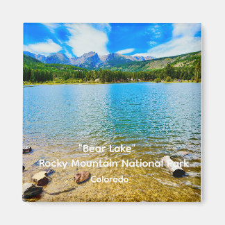 Imán Lago Bear, Parque Nacional Montañas Rocosas, CO Im