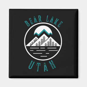 Imán Lago Bear Utah Montaña Esquí Senderismo Pesca Barc