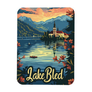 Imán Lago Bled Eslovenia