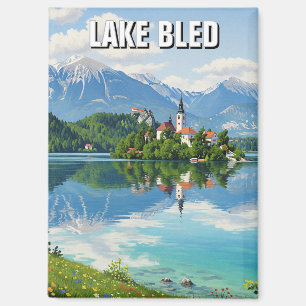 Imán Lago Bled Eslovenia