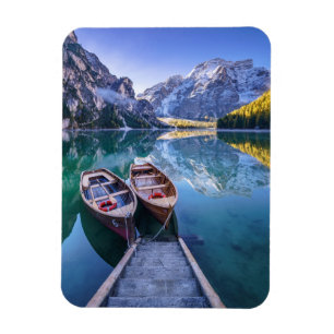 Imán Lago Braies   Alpes Dolomitas, Italia