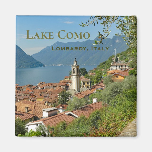 Imán Lago Como Lombardía Italia (Frente)