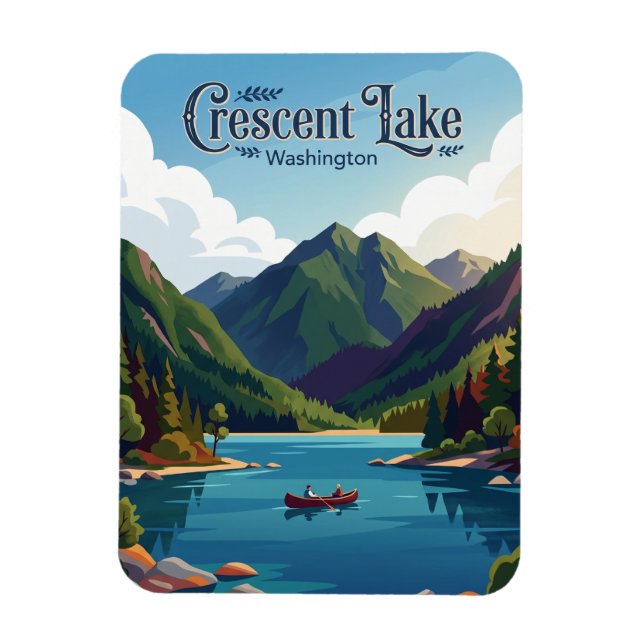 Imán Lago Crescent EE. UU. (Vertical)