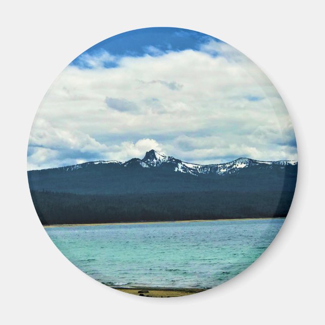 Imán Lago Crescent, Oregón (Frente)