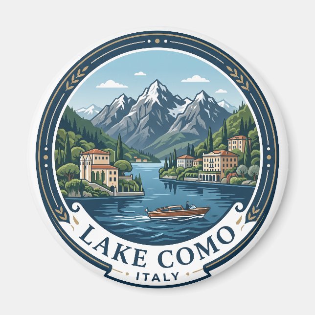Imán Lago de Como Italia (Frente)