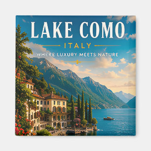 Imán 🌊 Lago de Como Italia Lujo a orillas del lago