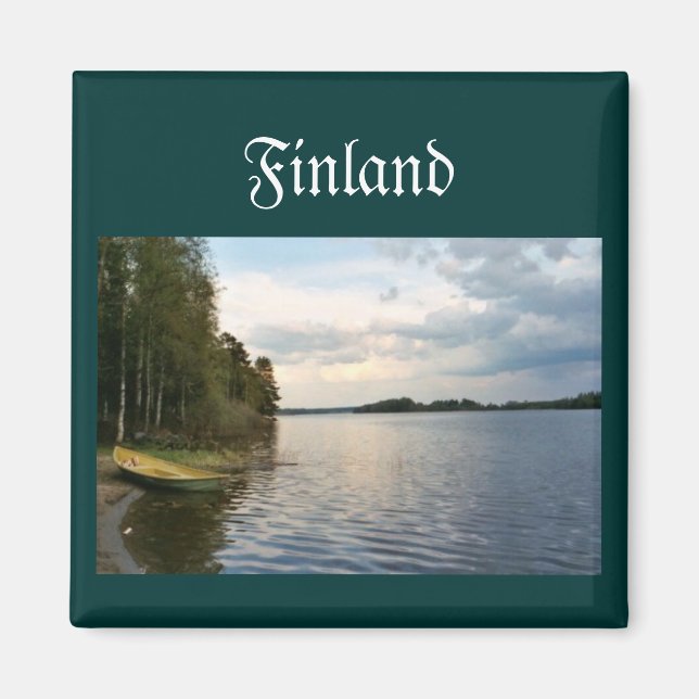 Imán Lago de Finlandia (Frente)