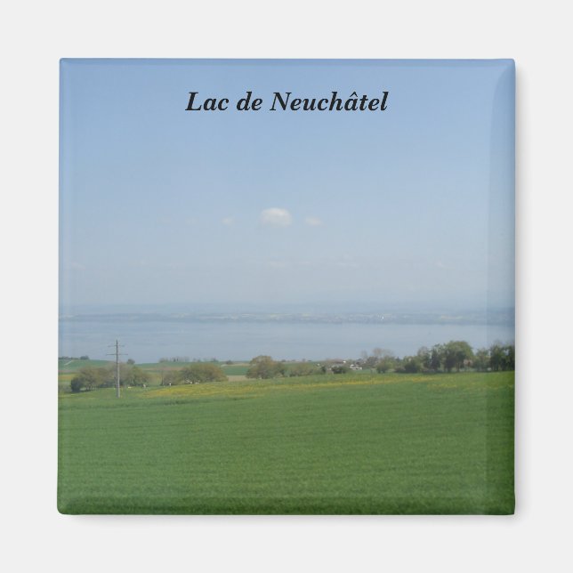 Imán Lago de Neuch�tel - (Frente)