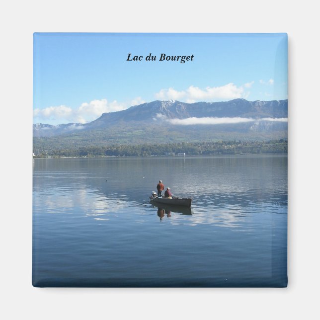 Imán Lago del Bourget - (Frente)