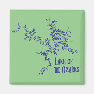 Imán Lago del Mapa de Ozarks