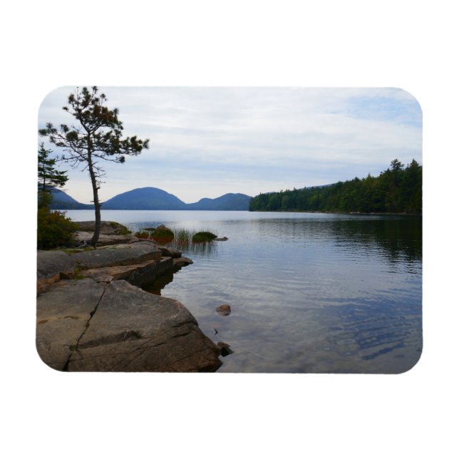 Imán Lago Eagle en el Parque Nacional Acadia (Horizontal)