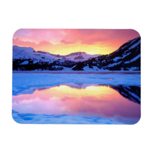 Imán Lago Ellery al atardecer