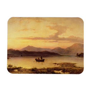 Imán Lago Etive, de Bonawe - tarde, 1875 (aceite en el