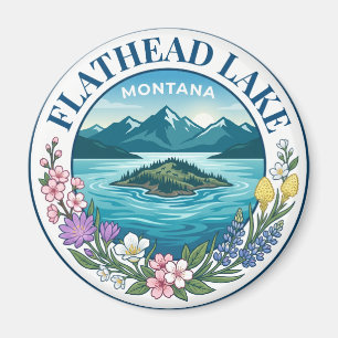 Imán Lago Flathead Montana