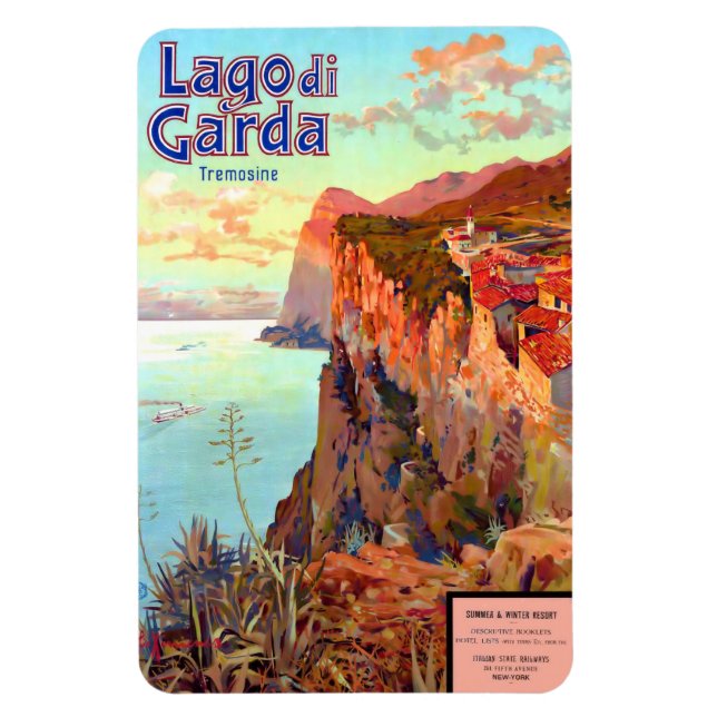 Imán Lago Garda Magnet (Vertical)