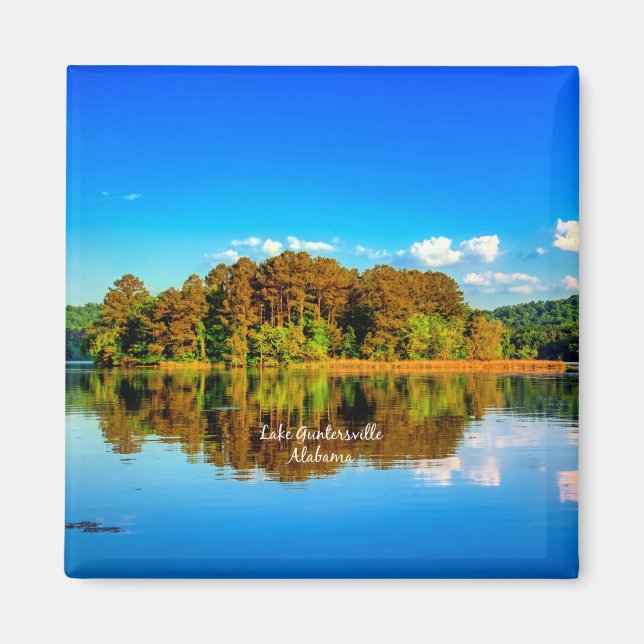 Imán Lago Guntersville, Alabama (Frente)